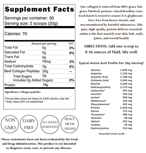 GRASS-FED COLLAGEN PEPTIDES
